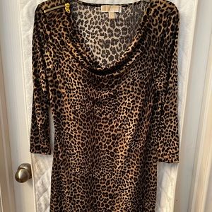 Leopard print Michael Kors dress size M